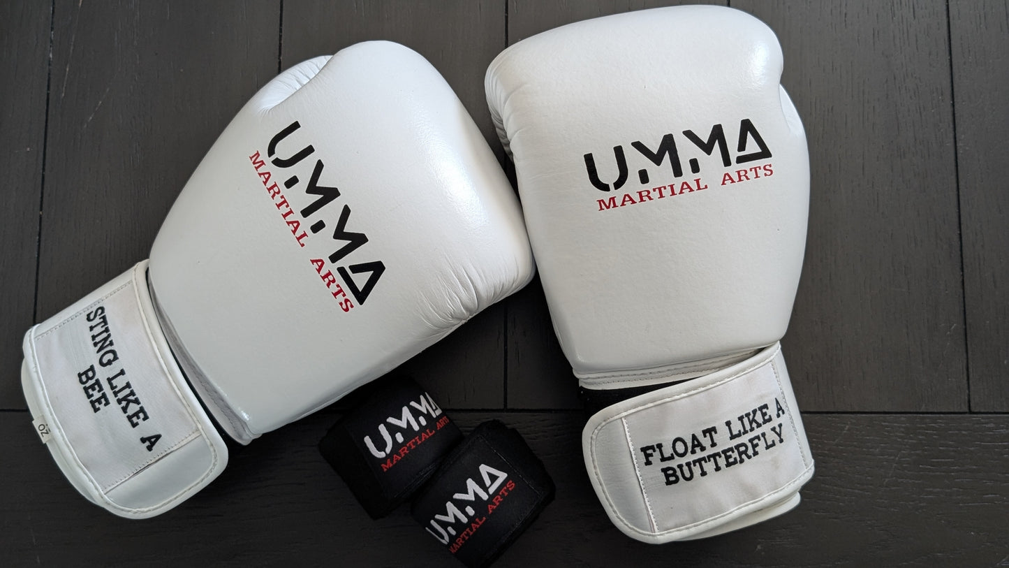 Genuine Leather Boxing Gloves for Training & Sparring